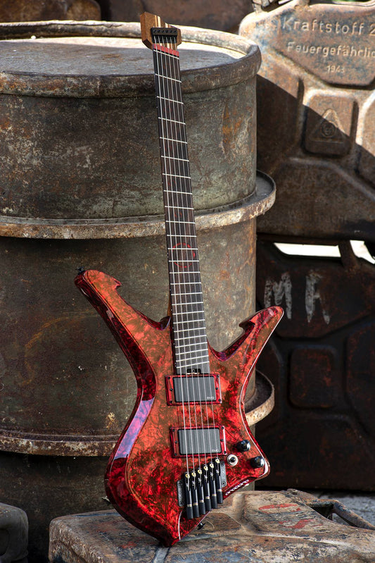 Electric Guitar Mamba 6 - Red