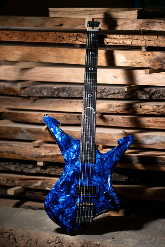 Electric Guitar Mamba 6 - Blue