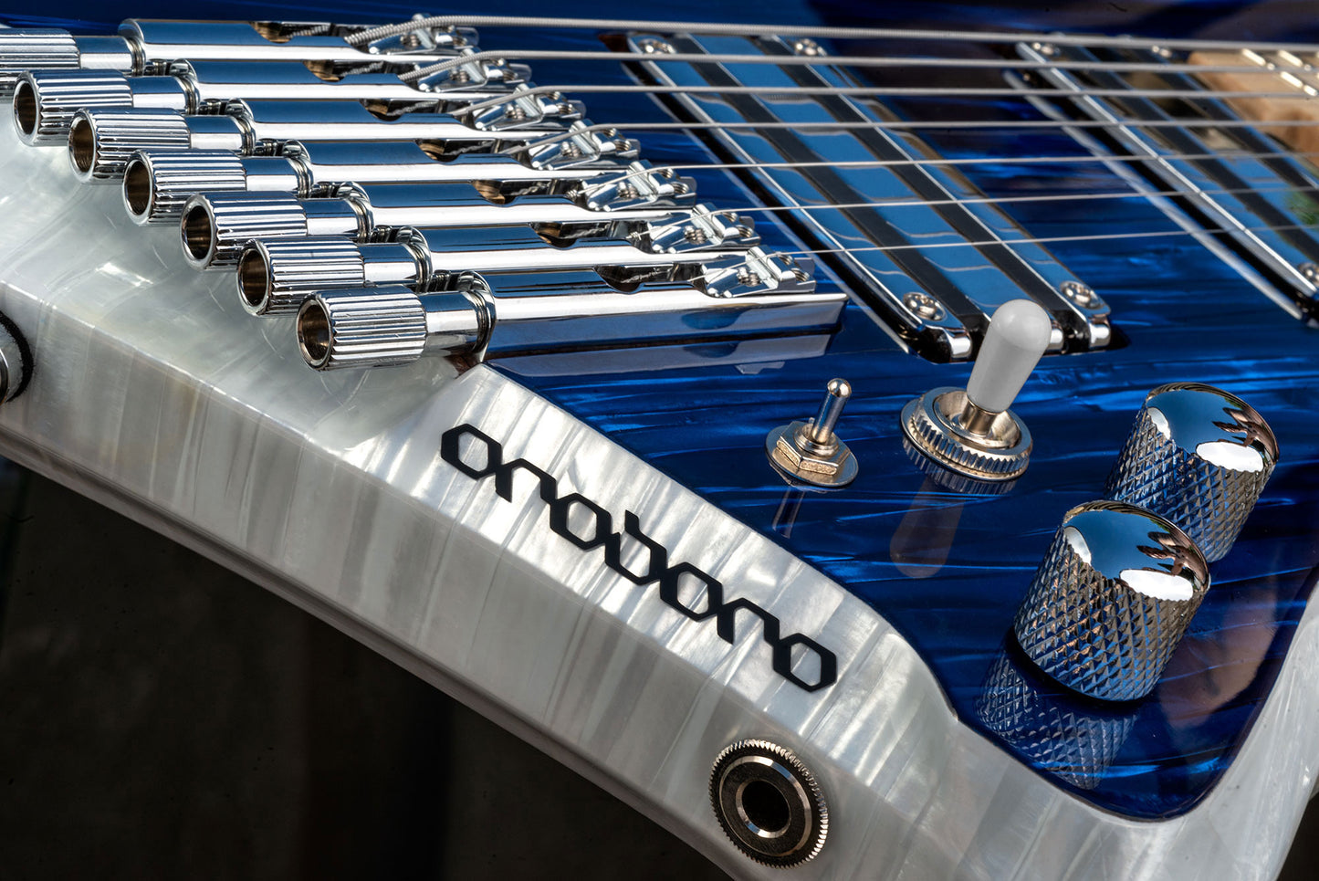 Chitarra Elettrica Mamba 7 - Blue/White