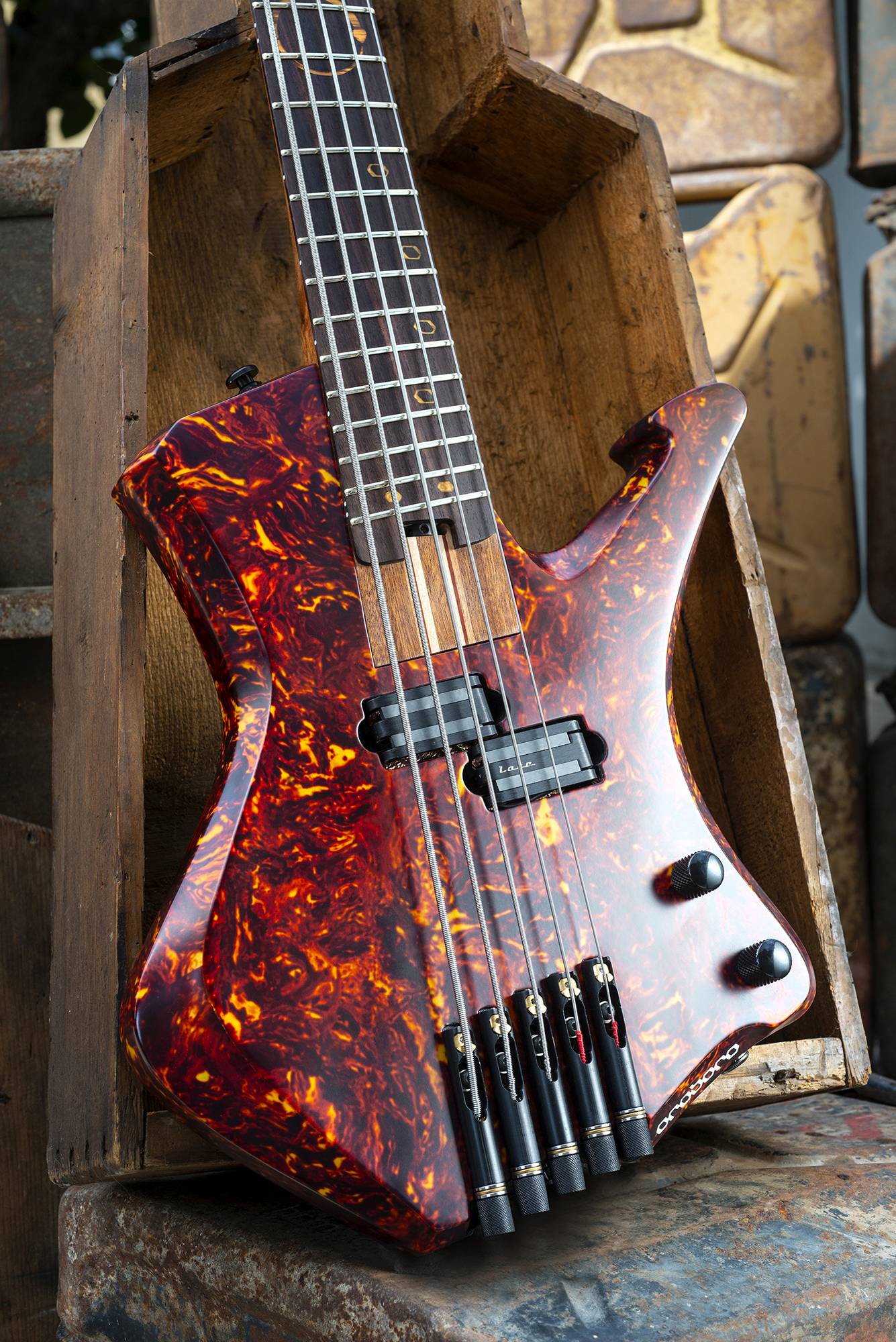 Electric Bass Python 5 - Lava