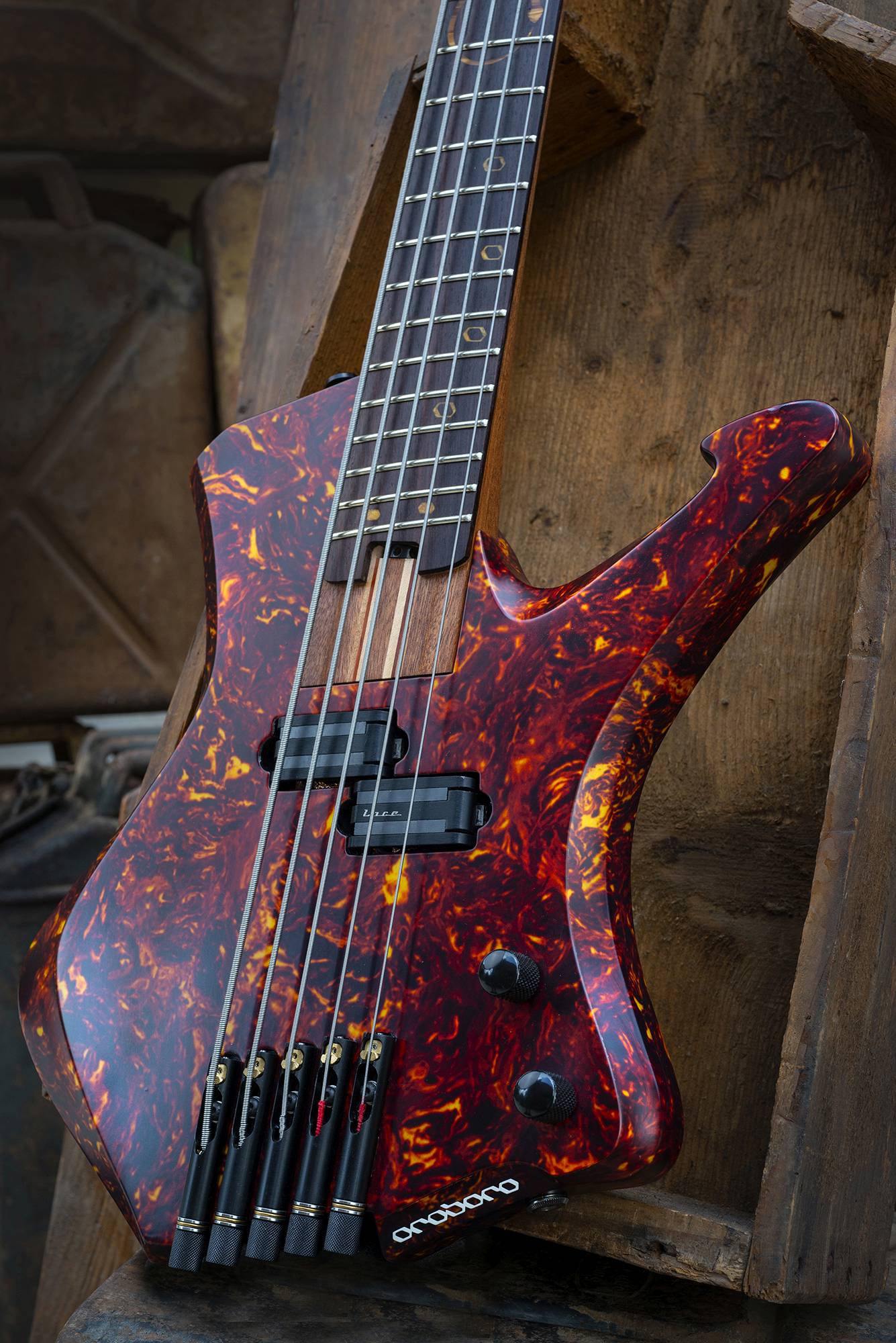Electric Bass Python 5 - Lava
