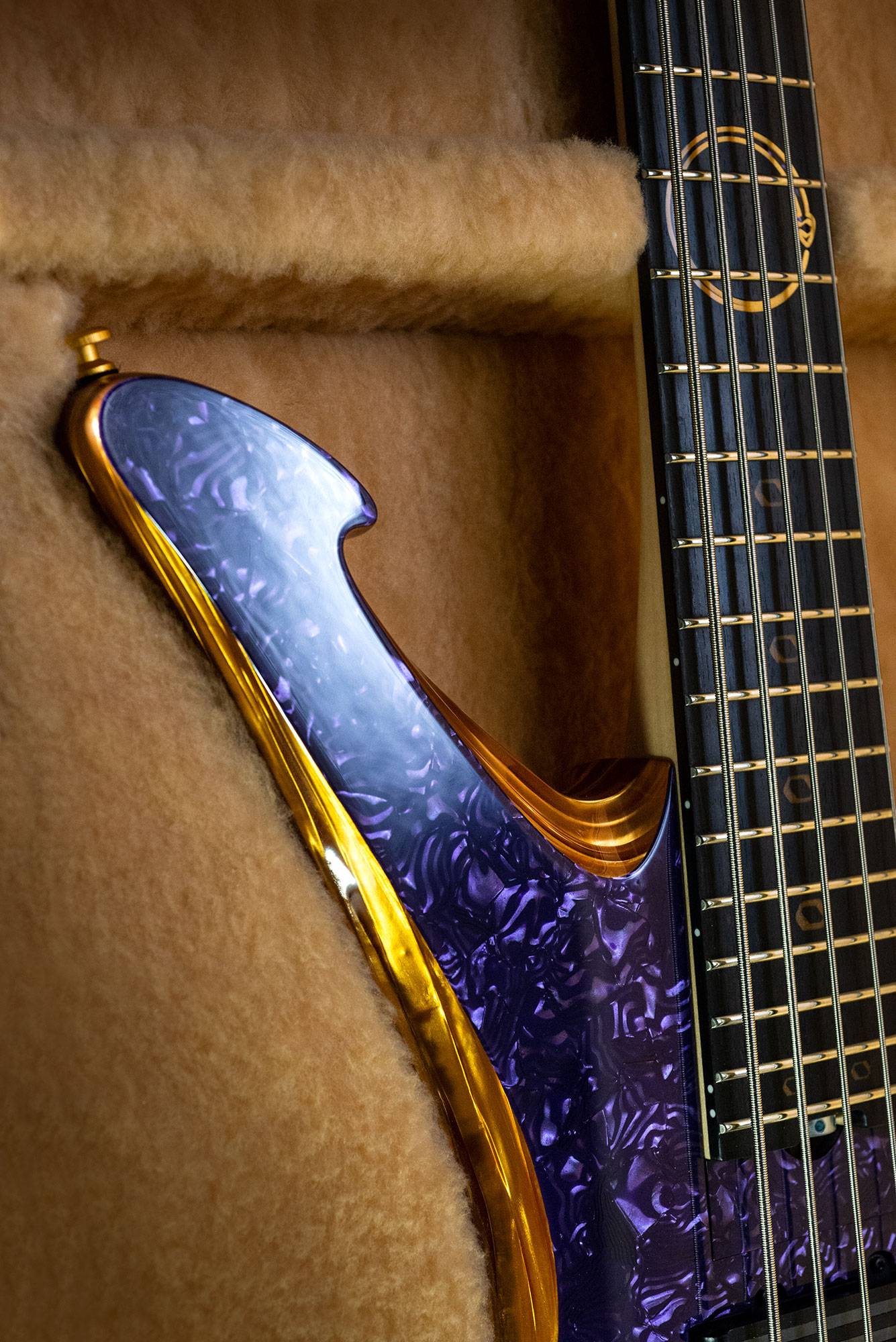 Basso Elettrico Boa 5 - Purple/Gold