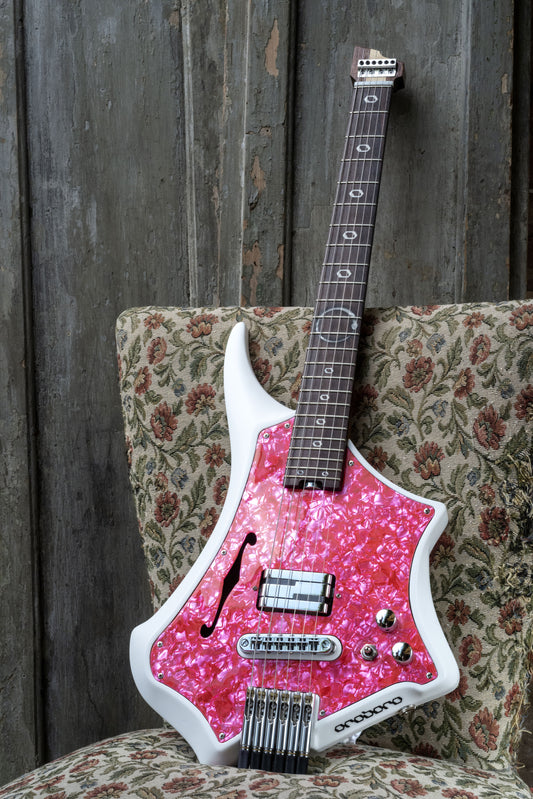 Chitarra elettrica Ecdisi 6 - Pink/White