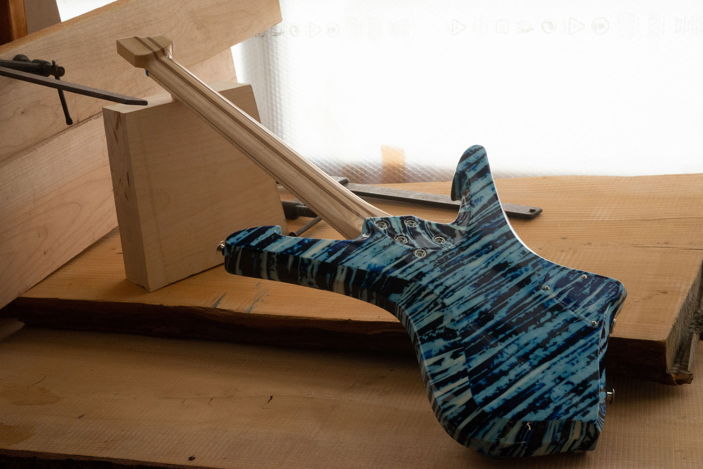Chitarra Elettrica Mamba 6 - Ocean Blue