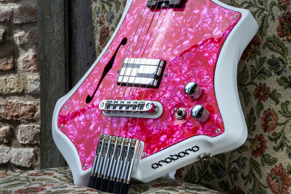 Chitarra elettrica Ecdisi 6 - Pink/White